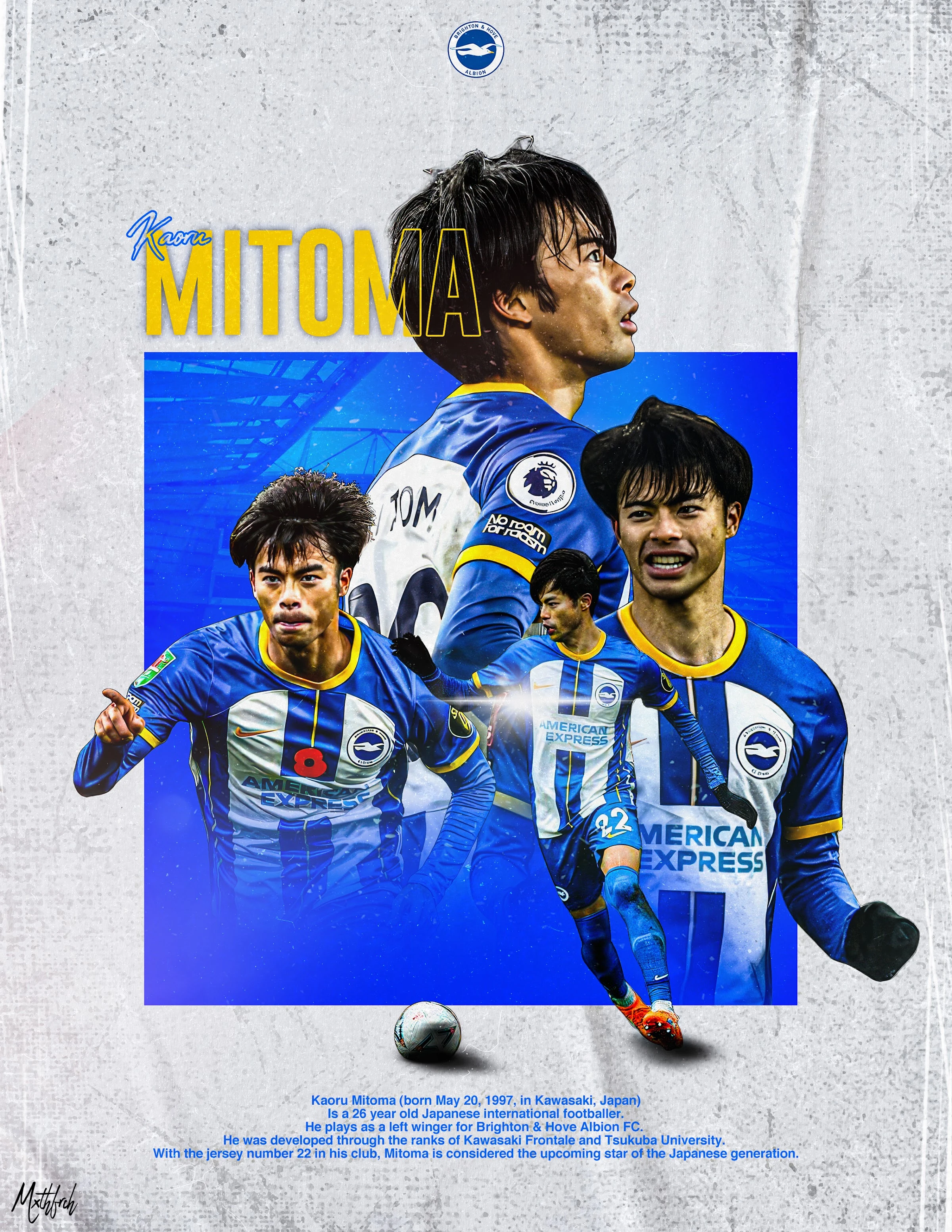 Kaoru Mitoma, création de Mathieu Alaux