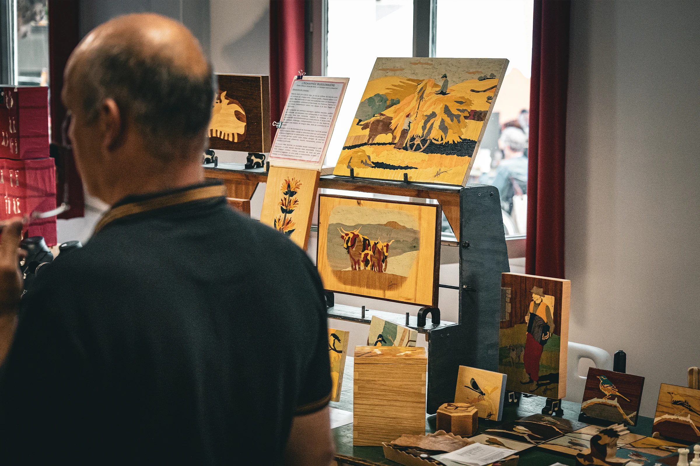 Vernissage d'artiste — photographie de Mathieu Alaux