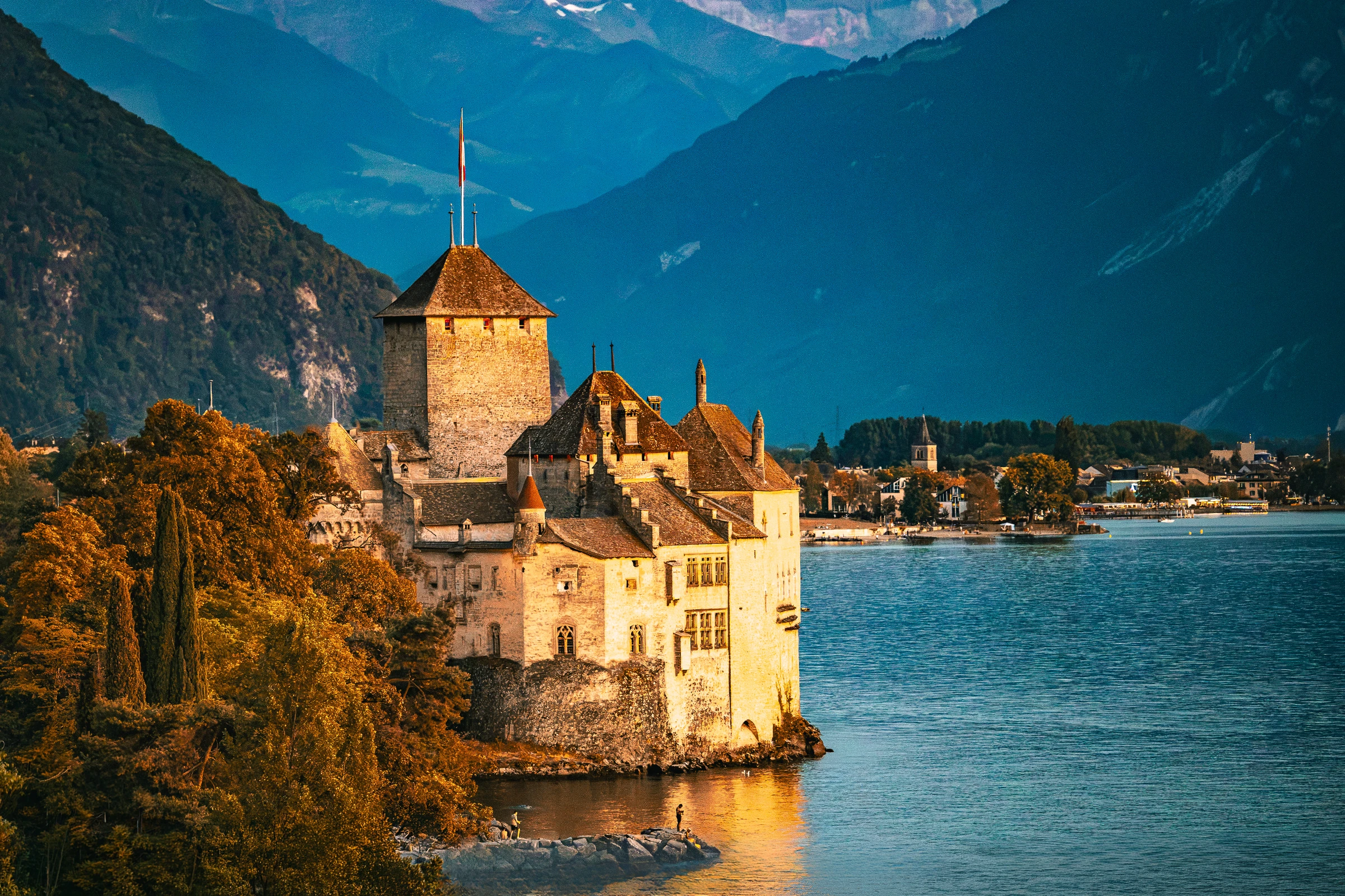 Château de Chillon, Suisse — photographie de Mathieu Alaux